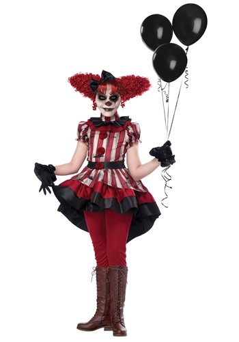 ガールズ Wicked ピエロ コスチューム | 子供 こども コスプレ 衣装 仮装 かわいい イベント 飾り おもしろ 学芸会 発表会 オシャレ ハロウイン パーティ カワイイ 小学生 キッズ ギフト プレゼント｜Mars shop