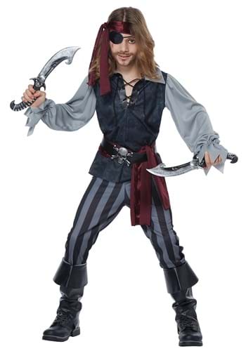 Sea Scoundrel 海賊 パイレーツ コスチューム for キッズ | 子供 こども コスプレ 衣装 仮装 かわいい イベント 飾り おもしろ 学芸会 発表会 オシャレ ハロウイン パーティ カワイイ 小学生 キッズ ギフト プレゼント｜Mars shop