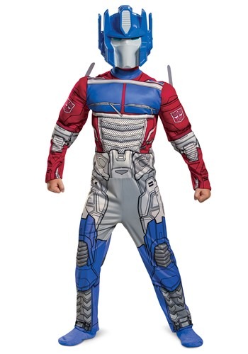 Transformers キッズ Muscle Optimus Prime コスチューム | 子供 こども コスプレ 衣装 仮装 かわいい イベント 飾り おもしろ 学芸会 発表会 オシャレ ハロウイン パーティ カワイイ 小学生 キッズ ギフト プレゼント|Mars shop