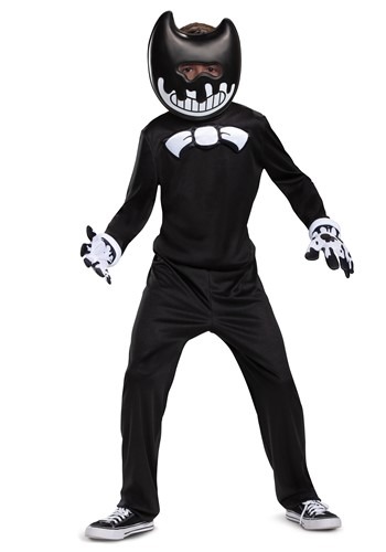Bendy & The Ink Machine Ink Bendy キッズ コスチューム | 子供 こども コスプレ 衣装 仮装 かわいい イベント 飾り おもしろ 学芸会 発表会 オシャレ ハロウイン パーティ カワイイ 小学生 キッズ ギフト プレゼント|Mars shop