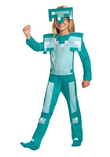 Minecraft キッズ 鎧 Classic コスチューム | 子供 こども コスプレ 衣装 仮装 かわいい イベント 飾り おもしろ 学芸会 発表会 オシャレ ハロウイン パーティ カワイイ 小学生 キッズ ギフト プレゼント｜Mars shop