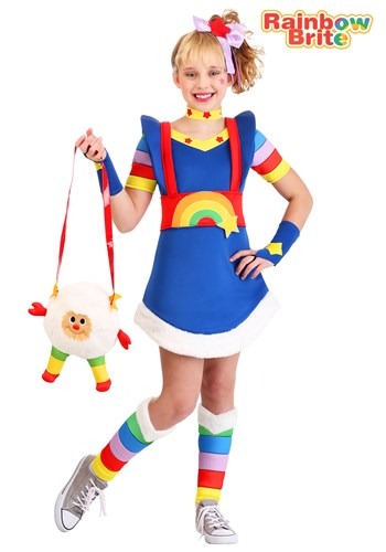 Rainbow Brite 女の子's コスチューム | 子供 こども コスプレ 衣装 仮装 かわいい イベント 飾り おもしろ 学芸会 発表会 オシャレ ハロウイン パーティ カワイイ 小学生 キッズ ギフト プレゼント|Mars shop