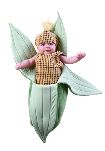 新生児 Ear of Corn Bunting コスチューム | 子供 こども コスプレ 衣装 仮装 かわいい イベント 飾り おもしろ 学芸会 発表会 オシャレ ハロウイン パーティ カワイイ 小学生 キッズ ギフト プレゼント|Mars shop