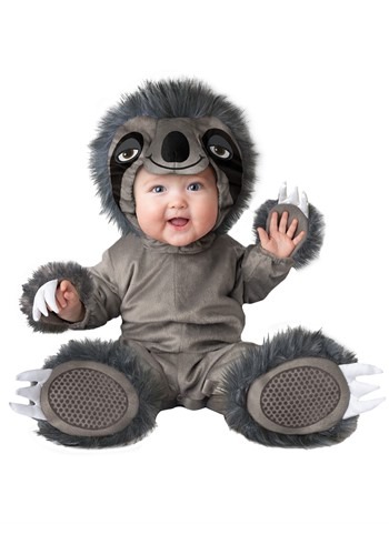 赤ちゃん 新生児 Silly Sloth コスチューム | 子供 こども コスプレ 衣装 仮装 かわいい イベント 飾り おもしろ 学芸会 発表会 オシャレ ハロウイン パーティ カワイイ 小学生 キッズ ギフト プレゼント