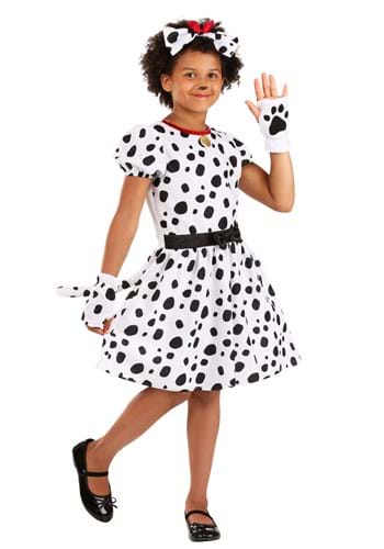 Dress コスチューム キッズ Dalmatian | 子供 こども コスプレ 衣装 仮装 かわいい イベント 飾り おもしろ 学芸会 発表会 オシャレ ハロウイン パーティ カワイイ 小学生 キッズ ギフト プレゼント|Mars shop