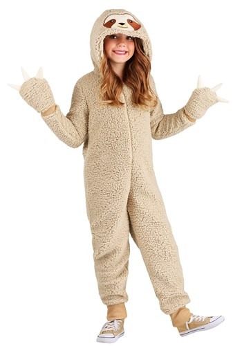 キッズ Sloth Onesie コスチューム | 子供 こども コスプレ 衣装 仮装 かわいい イベント 飾り おもしろ 学芸会 発表会 オシャレ ハロウイン パーティ カワイイ 小学生 キッズ ギフト プレゼント|Mars shop