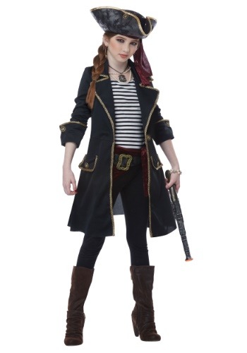Girls High Seas Captain コスチューム | 子供 こども コスプレ 衣装 仮装 かわいい イベント 飾り おもしろ 学芸会 発表会 オシャレ ハロウイン パーティ カワイイ 小学生 キッズ ギフト プレゼント|Mars shop