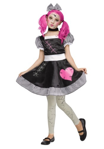 Scary Doll コスチューム for 女の子s | 子供 こども コスプレ 衣装 仮装 かわいい イベント 飾り おもしろ 学芸会 発表会 オシャレ ハロウイン パーティ カワイイ 小学生 キッズ ギフト プレゼント|Mars shop