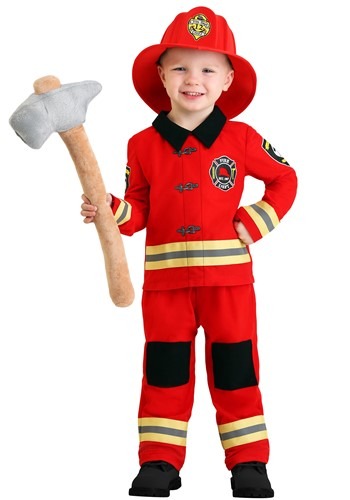幼児 Friendly Firefighter コスチューム | 子供 こども コスプレ 衣装 仮装 かわいい イベント 飾り おもしろ 学芸会 発表会 オシャレ ハロウイン パーティ カワイイ 小学生 キッズ ギフト プレゼント｜Mars shop