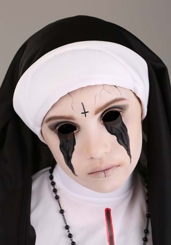 Dreadful Nun 女の子 S コスチューム ハロウィン 子供 こども コスプレ 衣装 仮装 お洒落 かわいい イベント ハロウィーン 飾り おもしろ 学芸会 発表会 オシャレ ハロウイン パーティ カワイイ 小学生 キッズ Creeenti Cl