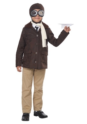 Boy's American Aviator コスチューム | 子供 こども コスプレ 衣装 仮装 かわいい イベント 飾り おもしろ 学芸会 発表会 オシャレ ハロウイン パーティ カワイイ 小学生 キッズ ギフト プレゼント｜Mars shop