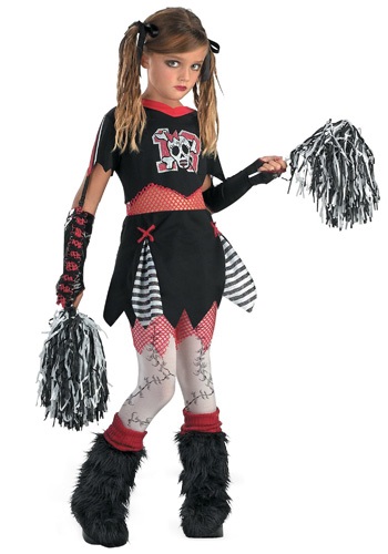 キッズ Gothic Cheerleader コスチューム | 子供 こども コスプレ 衣装 仮装 かわいい イベント 飾り おもしろ 学芸会 発表会 オシャレ ハロウイン パーティ カワイイ 小学生 キッズ ギフト プレゼント｜Mars shop