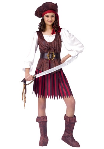 High Seas 海賊 パイレーツ 女の子 コスチューム | 子供 こども コスプレ 衣装 仮装 かわいい イベント 飾り おもしろ 学芸会 発表会 オシャレ ハロウイン パーティ カワイイ 小学生 キッズ ギフト プレゼント｜Mars shop