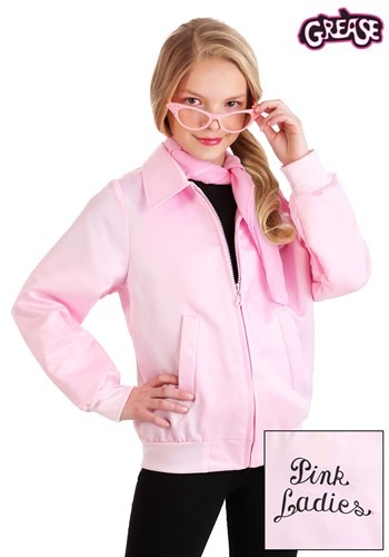 Grease キッズ Pink Ladies コスチューム ジャケット | 子供 こども コスプレ 衣装 仮装 かわいい イベント 飾り おもしろ 学芸会 発表会 オシャレ ハロウイン パーティ カワイイ 小学生 キッズ ギフト プレゼント｜Mars shop