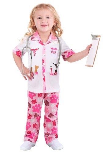 幼児 Veterinarian コスチューム for 女の子s | 子供 こども コスプレ 衣装 仮装 かわいい イベント 飾り おもしろ 学芸会 発表会 オシャレ ハロウイン パーティ カワイイ 小学生 キッズ ギフト プレゼント|Mars shop