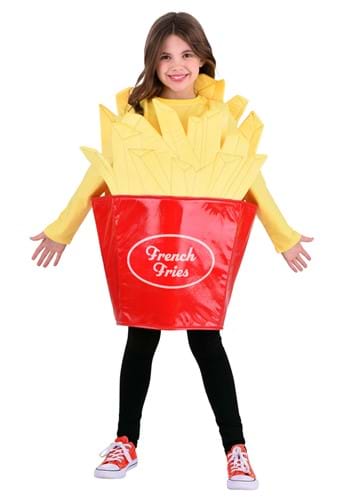 Fast Food Fries コスチューム for キッズ | 子供 こども コスプレ 衣装 仮装 かわいい イベント 飾り おもしろ 学芸会 発表会 オシャレ ハロウイン パーティ カワイイ 小学生 キッズ ギフト プレゼント|Mars shop