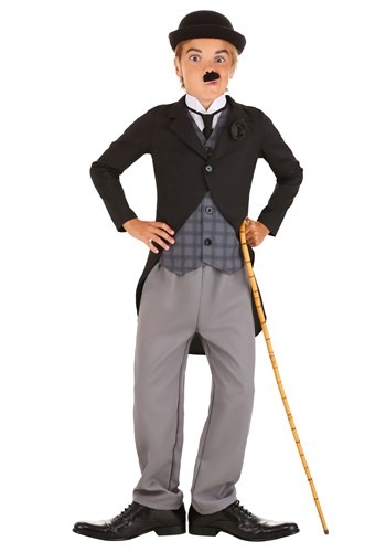 ボーイズ Charlie Chaplin コスチューム | 子供 こども コスプレ 衣装 仮装 かわいい イベント 飾り おもしろ 学芸会 発表会 オシャレ ハロウイン パーティ カワイイ 小学生 キッズ ギフト プレゼント｜Mars shop
