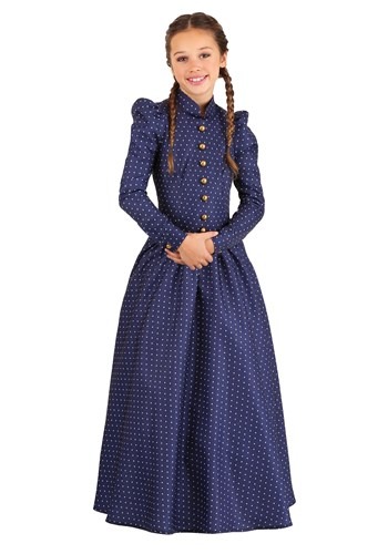 Laura Ingalls Wilder コスチューム for キッズ | 子供 こども コスプレ 衣装 仮装 かわいい イベント 飾り おもしろ 学芸会 発表会 オシャレ ハロウイン パーティ カワイイ 小学生 キッズ ギフト プレゼント