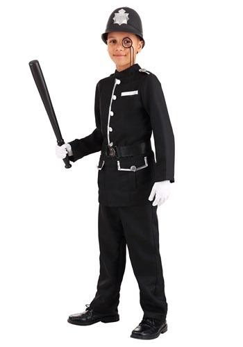 British Bobby コスチューム For キッズ ハロウィン 子供 こども コスプレ 衣装 仮装 お洒落 かわいい イベント ハロウィーン 飾り おもしろ 学芸会 発表会 オシャレ ハロウイン パーティ カワイイ 小学生 キッズ Enof Dz