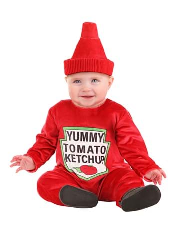 Ketchup Bottle 赤ちゃん 新生児 コスチューム | 子供 こども コスプレ 衣装 仮装 かわいい イベント 飾り おもしろ 学芸会 発表会 オシャレ ハロウイン パーティ カワイイ 小学生 キッズ ギフト プレゼント|Mars shop