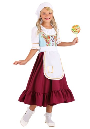 ガールズ Gretel Storybook コスチューム | 子供 こども コスプレ 衣装 仮装 かわいい イベント 飾り おもしろ 学芸会 発表会 オシャレ ハロウイン パーティ カワイイ 小学生 キッズ ギフト プレゼント｜Mars shop