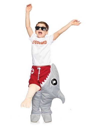 Life Guard & シャーク サメ 鮫 Attack チャイルド's コスチューム | 子供 こども コスプレ 衣装 仮装 かわいい イベント 飾り おもしろ 学芸会 発表会 オシャレ ハロウイン パーティ カワイイ 小学生 キッズ ギフト プレゼント