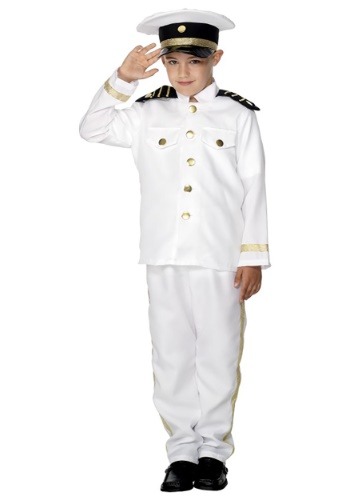 Captain コスチューム for キッズ | 子供 こども コスプレ 衣装 仮装 かわいい イベント 飾り おもしろ 学芸会 発表会 オシャレ ハロウイン パーティ カワイイ 小学生 キッズ ギフト プレゼント｜Mars shop