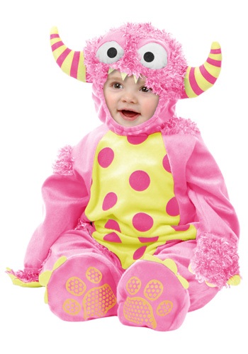赤ちゃん 新生児 Pink Mini Monster コスチューム | 子供 こども コスプレ 衣装 仮装 かわいい イベント 飾り おもしろ 学芸会 発表会 オシャレ ハロウイン パーティ カワイイ 小学生 キッズ ギフト プレゼント|Mars shop