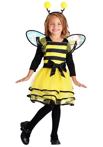 ガールズ Little Bitty Bumble Bee コスチューム | 子供 こども コスプレ 衣装 仮装 かわいい イベント 飾り おもしろ 学芸会 発表会 オシャレ ハロウイン パーティ カワイイ 小学生 キッズ ギフト プレゼント｜Mars shop