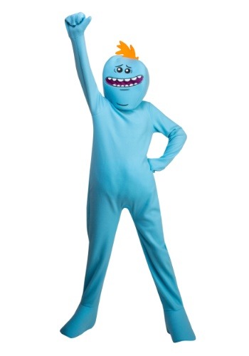 Rick and Morty Mr. Meeseeks Kid コスチューム | 子供 こども コスプレ 衣装 仮装 かわいい イベント 飾り おもしろ 学芸会 発表会 オシャレ ハロウイン パーティ カワイイ 小学生 キッズ ギフト プレゼント｜Mars shop