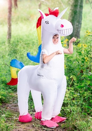 Child's Giant Inflatable ユニコーン コスチューム | 子供 こども コスプレ 衣装 仮装 かわいい イベント 飾り おもしろ 学芸会 発表会 オシャレ ハロウイン パーティ カワイイ 小学生 キッズ ギフト プレゼント|Mars shop