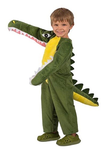 Chomping Crocodile チャイルド's コスチューム | 子供 こども コスプレ 衣装 仮装 かわいい イベント 飾り おもしろ 学芸会 発表会 オシャレ ハロウイン パーティ カワイイ 小学生 キッズ ギフト プレゼント｜Mars shop