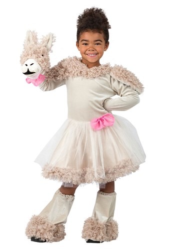 Girls Puppet Llama コスチューム | 子供 こども コスプレ 衣装 仮装 かわいい イベント 飾り おもしろ 学芸会 発表会 オシャレ ハロウイン パーティ カワイイ 小学生 キッズ ギフト プレゼント｜Mars shop