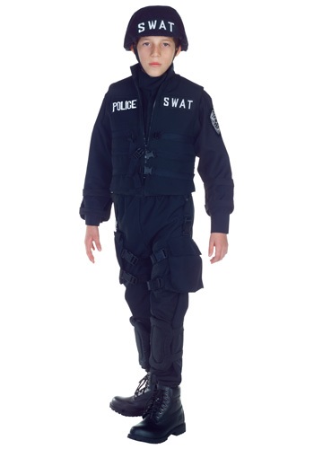キッズ SWAT Team コスチューム | 子供 こども コスプレ 衣装 仮装 かわいい イベント 飾り おもしろ 学芸会 発表会 オシャレ ハロウイン パーティ カワイイ 小学生 キッズ ギフト プレゼント｜Mars shop