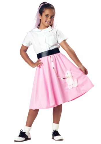キッズ Pink プードル 犬Skirt コスチューム | 子供 こども コスプレ 衣装 仮装 かわいい イベント 飾り おもしろ 学芸会 発表会 オシャレ ハロウイン パーティ カワイイ 小学生 キッズ ギフト プレゼント