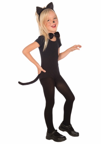 チャイルド ブラック Cat Kit | コスプレ 衣装  仮装 小道具 おもしろい  イベント パーティ 発表会 デコレーション リボン アクセサリー メンズ レディース 子供 おしゃれ かわいい ギフト プレゼント