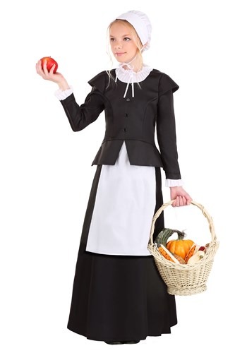 Thankful Pilgrim コスチューム for 女の子s | 子供 こども コスプレ 衣装 仮装 かわいい イベント 飾り おもしろ 学芸会 発表会 オシャレ ハロウイン パーティ カワイイ 小学生 キッズ ギフト プレゼント|Mars shop
