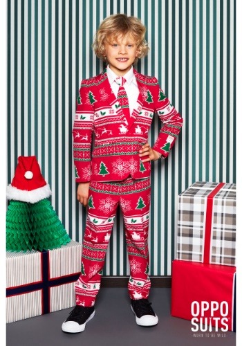 Boy's Winter Wonderland OppoSuit | 子供 こども コスプレ 衣装 仮装 かわいい イベント 飾り おもしろ 学芸会 発表会 オシャレ ハロウイン パーティ カワイイ 小学生 キッズ ギフト プレゼント｜Mars shop
