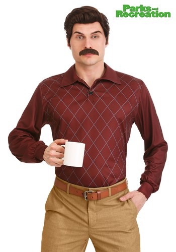 Parks and Recreation Ron Swanson コスチューム メンズ コスプレ 衣装 男性 仮装 男性用 イベント パーティ 学芸会 ギフト プレゼント|Mars shop