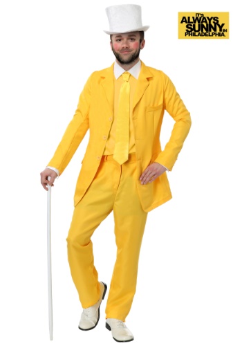 Always Sunny Dayman Yellow Suit コスチューム メンズ コスプレ 衣装 男性 仮装 男性用 イベント パーティ 学芸会 ギフト プレゼント|Mars shop
