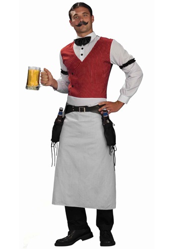 Saloon Bartender コスチューム メンズ コスプレ 衣装 男性 仮装 男性用 イベント パーティ 学芸会 学芸会 ショー お遊戯会 二次会 忘年会 新年会 歓迎会 送迎会 出し物 余興 誕生日 発表会 ギフト プレゼント