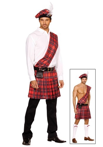 Men's Scottish Kilt コスチューム メンズ コスプレ 衣装 男性 仮装 男性用 イベント パーティ 学芸会 ギフト プレゼント