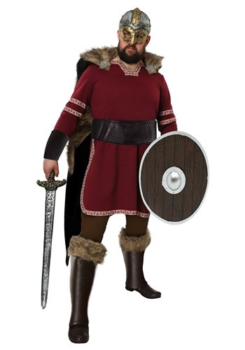 Men's 大きいサイズ Burgundy Viking メンズ コスプレ 衣装 男性 仮装 男性用 イベント パーティ 学芸会 ギフト プレゼント｜Mars shop