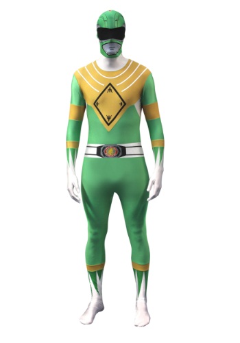 Power Rangers: Green Ranger Morphsuit コスチューム メンズ コスプレ 衣装 男性 仮装 男性用 イベント パーティ 学芸会 ギフト プレゼント|Mars shop