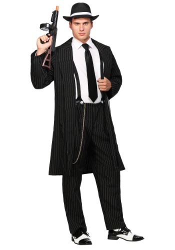 ブラック Zoot Suit Gangster コスチューム メンズ コスプレ 衣装 男性 仮装 男性用 イベント パーティ 学芸会 ギフト プレゼント