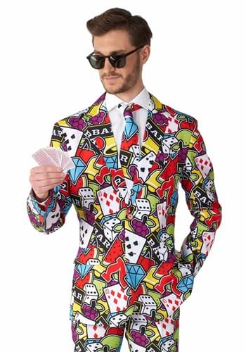 Suitmeister Mens Casino Icons Suit ハロウィン メンズ コスプレ 衣装 大人 男性 仮装 お洒落 おしゃれ かっこいい イベント ハロウィーン 飾り おもしろ 披露宴 学園祭 オシャレ ハロウイン パーティ 忘年会 Creeenti Cl