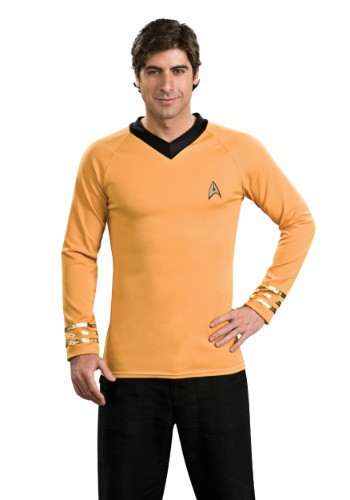 Star Trek Classic デラックス Captain Kirk Shirt メンズ コスプレ 衣装 男性 仮装 男性用 イベント パーティ 学芸会 ギフト プレゼント|Mars shop