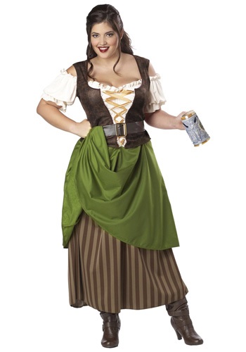 大きいサイズ Tavern Maiden コスチューム レディース コスプレ 衣装 女性 仮装 女性用 イベント パーティ 学芸会 ギフト プレゼント