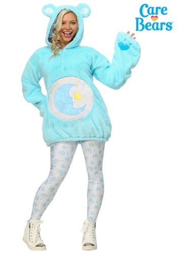 ケアベア デラックス Bedtime Bear Hoodie Women's コスチューム レディース コスプレ 衣装 女性 仮装 女性用 イベント パーティ 学芸会 ギフト プレゼント|Mars shop