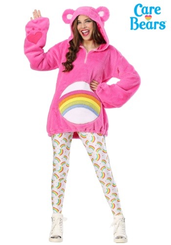 ケアベア Women's 大きいサイズ デラックス Cheer Bear Hoodie コスチューム レディース コスプレ 衣装 女性 仮装 女性用 イベント パーティ 学芸会 ギフト プレゼント|Mars shop